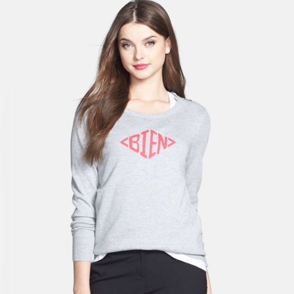 ‘Bien’ shoulder zip Halogen sweater - Size M